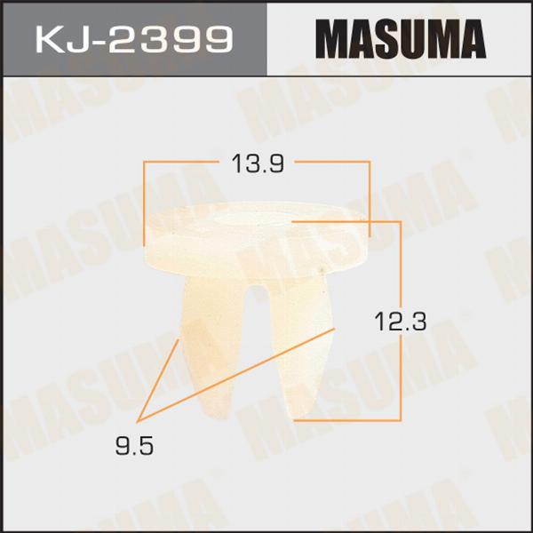 MASUMA KJ-2399 - Зажим, молдинг / захисна накладка autozip.com.ua