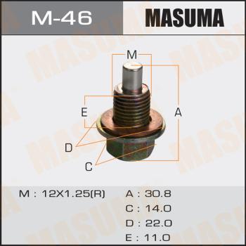 MASUMA M46 - Різьбова пробка, масляний піддон autozip.com.ua
