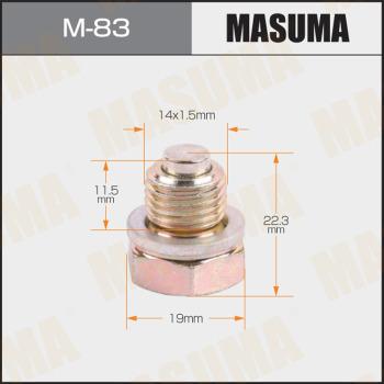 MASUMA M-83 - Різьбова пробка, масляний піддон autozip.com.ua