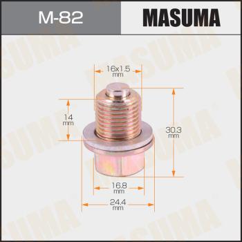 MASUMA M-82 - Різьбова пробка, масляний піддон autozip.com.ua