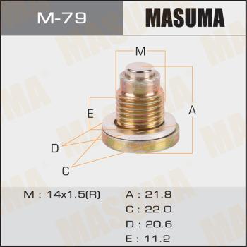 MASUMA M-79 - Різьбова пробка, масляний піддон autozip.com.ua