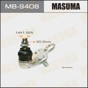 MASUMA MB9408 - Шарова опора, несучий / направляючий шарнір autozip.com.ua