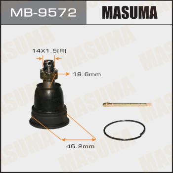 MASUMA MB-9572 - Шарова опора, несучий / направляючий шарнір autozip.com.ua