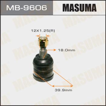 MASUMA MB-9606 - Шарова опора, несучий / направляючий шарнір autozip.com.ua