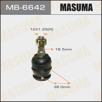 MASUMA MB-6642 - Шарова опора, несучий / направляючий шарнір autozip.com.ua