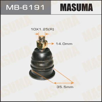 MASUMA MB-6191 - Шарова опора, несучий / направляючий шарнір autozip.com.ua