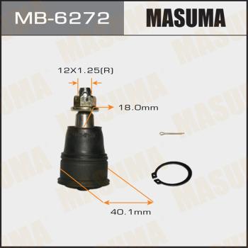 MASUMA MB-6272 - Шарова опора, несучий / направляючий шарнір autozip.com.ua