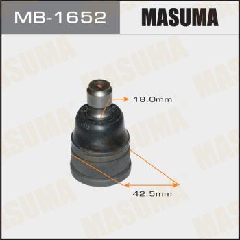 MASUMA MB-1652 - Шарова опора, несучий / направляючий шарнір autozip.com.ua