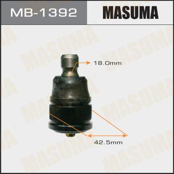 MASUMA MB-1392 - Шарова опора, несучий / направляючий шарнір autozip.com.ua