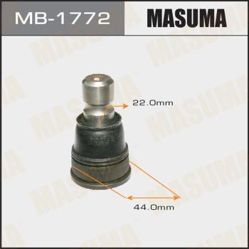 MASUMA MB-1772 - Шарова опора, несучий / направляючий шарнір autozip.com.ua