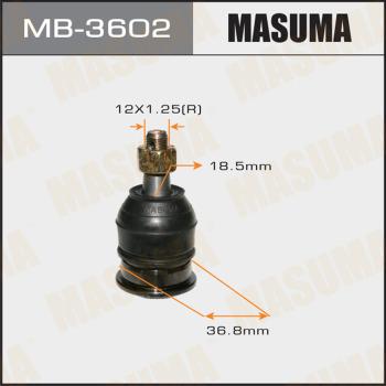 MASUMA MB-3602 - Шарова опора, несучий / направляючий шарнір autozip.com.ua