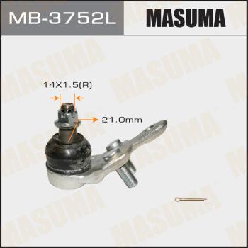 MASUMA MB-3752L - Шарова опора, несучий / направляючий шарнір autozip.com.ua