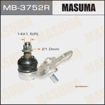 MASUMA MB3752R - Шарова опора, несучий / направляючий шарнір autozip.com.ua
