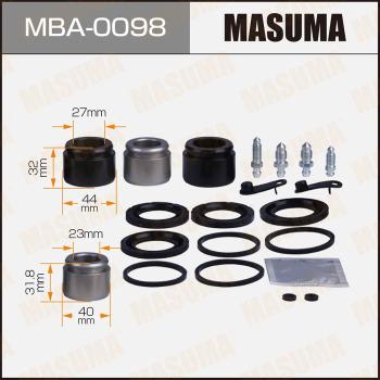 MASUMA MBA-0098 - Ремкомплект, гальмівний супорт autozip.com.ua