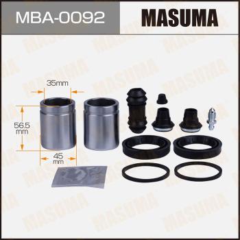 MASUMA MBA-0092 - Ремкомплект, гальмівний супорт autozip.com.ua