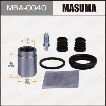MASUMA MBA-0040 - Ремкомплект, гальмівний супорт autozip.com.ua