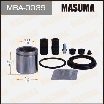 MASUMA MBA-0039 - Ремкомплект, гальмівний супорт autozip.com.ua