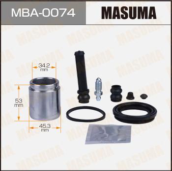 MASUMA MBA-0074 - Ремкомплект, гальмівний супорт autozip.com.ua