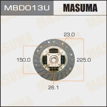 MASUMA MBD013U - Диск зчеплення autozip.com.ua