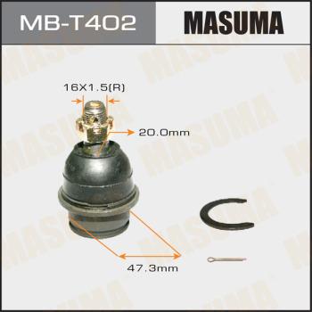 MASUMA MB-T402 - Шарова опора, несучий / направляючий шарнір autozip.com.ua