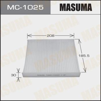 MASUMA MC-1025 - Фільтр, повітря у внутрішній простір autozip.com.ua