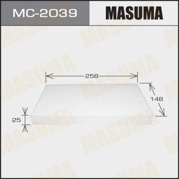 MASUMA MC-2039 - Фільтр, повітря у внутрішній простір autozip.com.ua