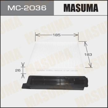 MASUMA MC-2036 - Фільтр, повітря у внутрішній простір autozip.com.ua