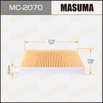 MASUMA MC-2070 - Фільтр, повітря у внутрішній простір autozip.com.ua