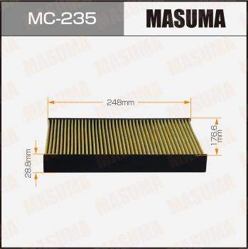 MASUMA MC-235 - Фільтр, повітря у внутрішній простір autozip.com.ua
