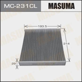 MASUMA MC-231CL - Фільтр, повітря у внутрішній простір autozip.com.ua