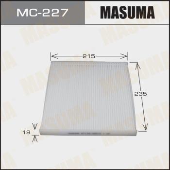 MASUMA MC-227 - Фільтр, повітря у внутрішній простір autozip.com.ua