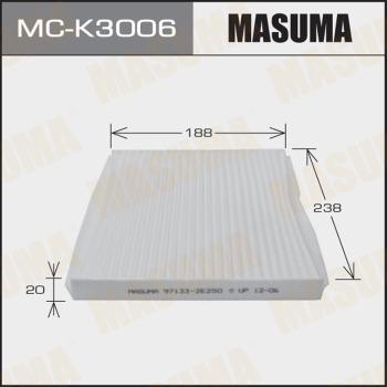 MASUMA MC-K3006 - Фільтр, повітря у внутрішній простір autozip.com.ua