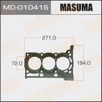 MASUMA MD01041S - Прокладка, головка циліндра autozip.com.ua