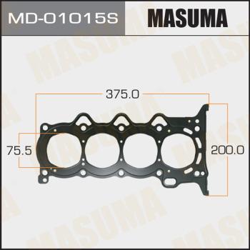 MASUMA MD-01015S - Прокладка, головка циліндра autozip.com.ua