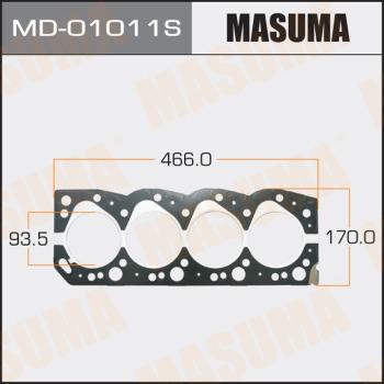 MASUMA MD-01011S - Прокладка, головка циліндра autozip.com.ua