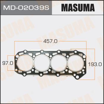 MASUMA MD-02039S - Прокладка, головка циліндра autozip.com.ua