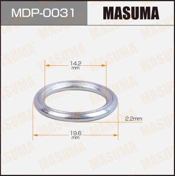 MASUMA MDP-0031 - Кільце ущільнювача, нарізна пробка мастилозливного отвору autozip.com.ua