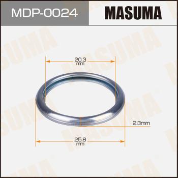 MASUMA MDP-0024 - Кільце ущільнювача, нарізна пробка мастилозливного отвору autozip.com.ua