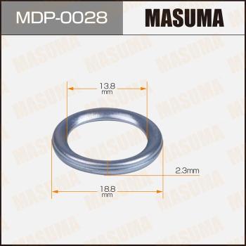 MASUMA MDP-0028 - Кільце ущільнювача, нарізна пробка мастилозливного отвору autozip.com.ua