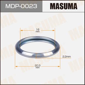 MASUMA MDP-0023 - Кільце ущільнювача, нарізна пробка мастилозливного отвору autozip.com.ua
