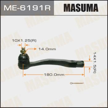 MASUMA ME-6191R - Наконечник рульової тяги, кульовий шарнір autozip.com.ua