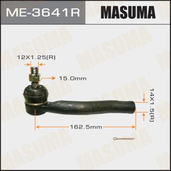 MASUMA ME-3641R - Наконечник рульової тяги, кульовий шарнір autozip.com.ua