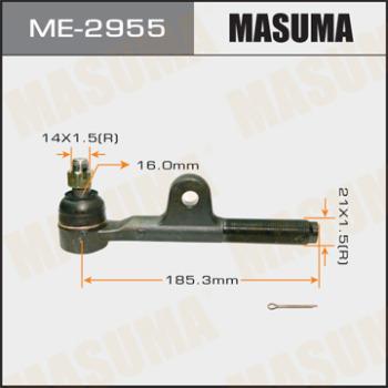 MASUMA ME-2955 - Наконечник рульової тяги, кульовий шарнір autozip.com.ua