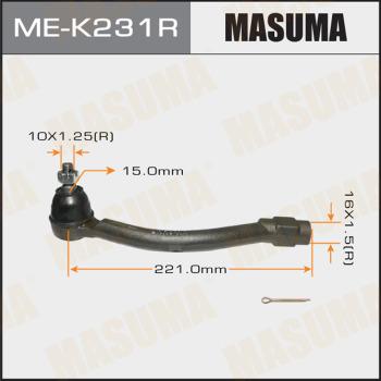 MASUMA ME-K231R - Наконечник рульової тяги, кульовий шарнір autozip.com.ua