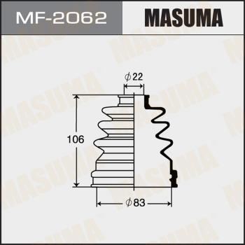 MASUMA MF-2062 - Пильник, приводний вал autozip.com.ua