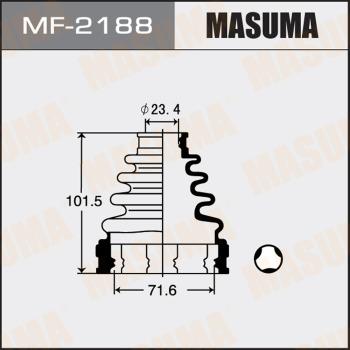 MASUMA MF-2188 - Пильник, приводний вал autozip.com.ua
