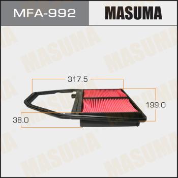 MASUMA MFA-992 - Повітряний фільтр autozip.com.ua