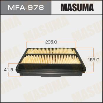 MASUMA MFA-978 - Повітряний фільтр autozip.com.ua