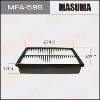 MASUMA MFA-598 - Повітряний фільтр autozip.com.ua