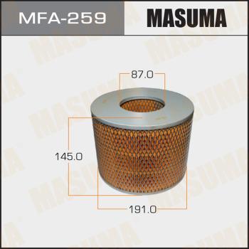 MASUMA MFA-259 - Повітряний фільтр autozip.com.ua